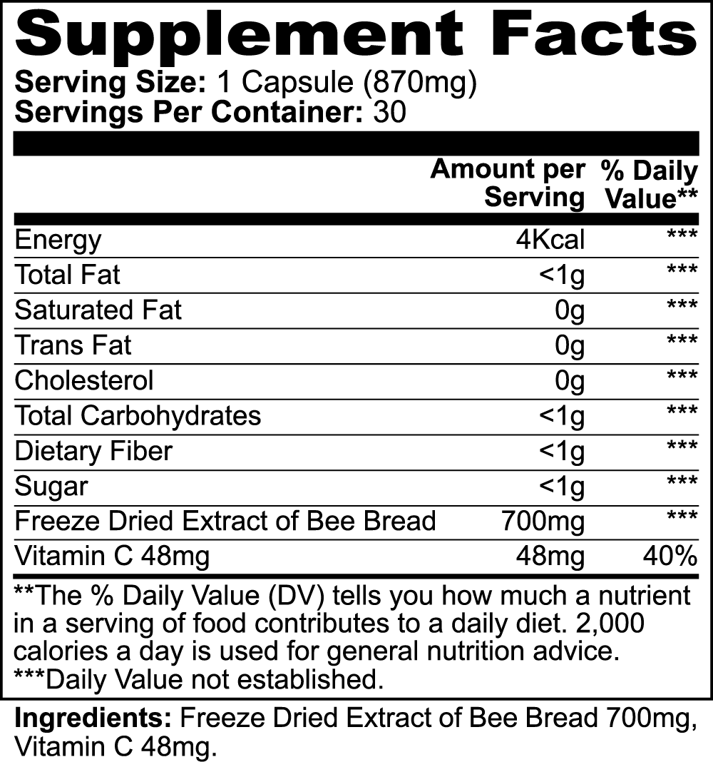 Bee Bread - Energix Lab