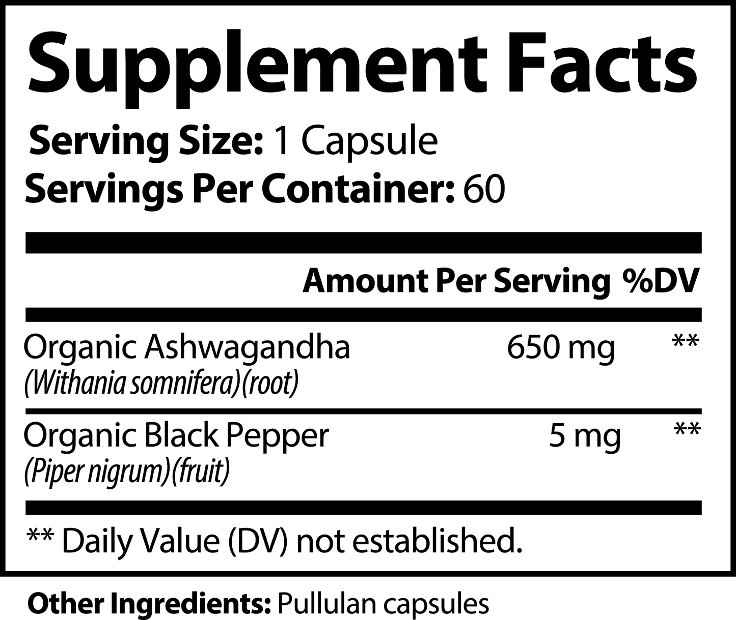 Ashwagandha Organic -Energix Lab