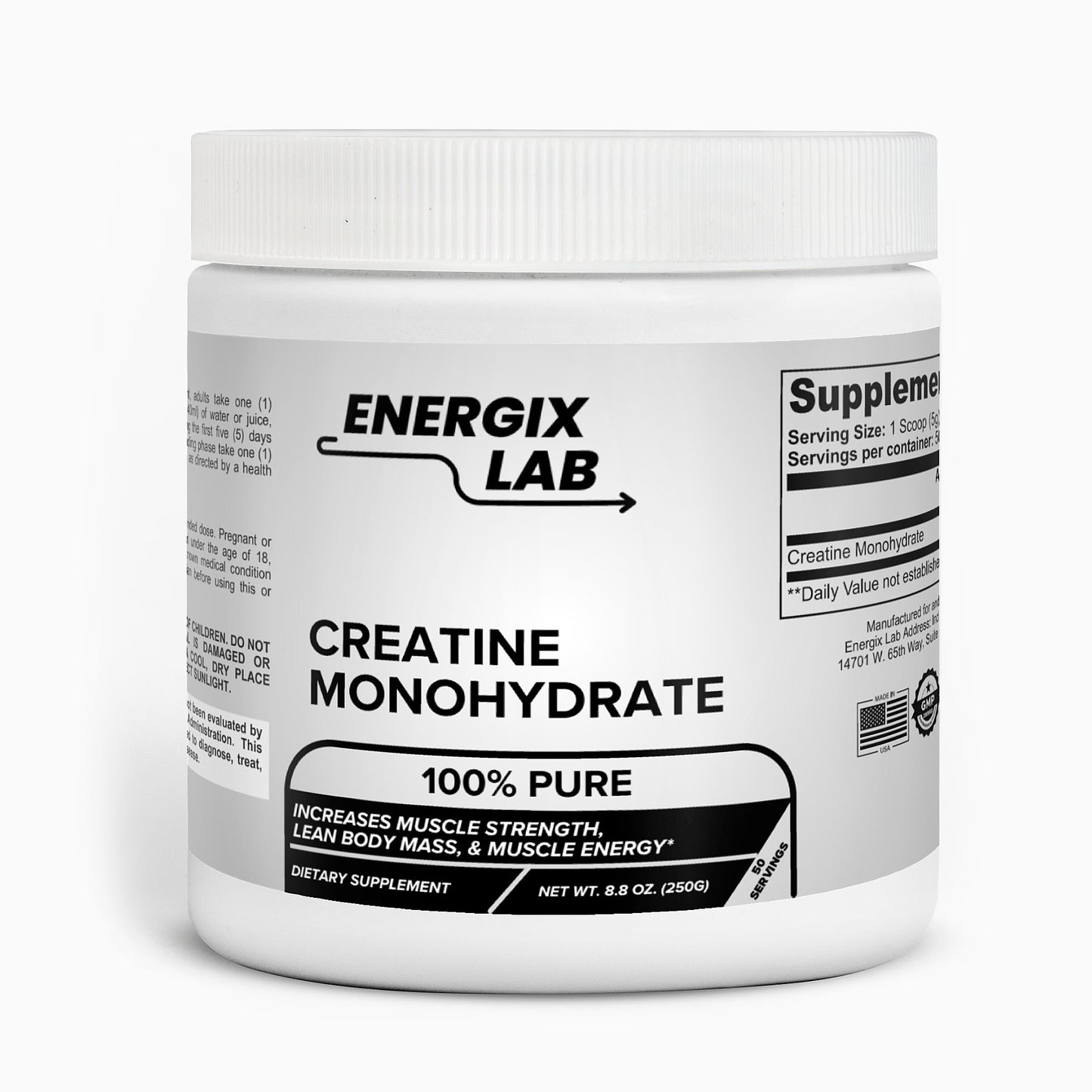 Creatine Monohydrate - Energix Lab