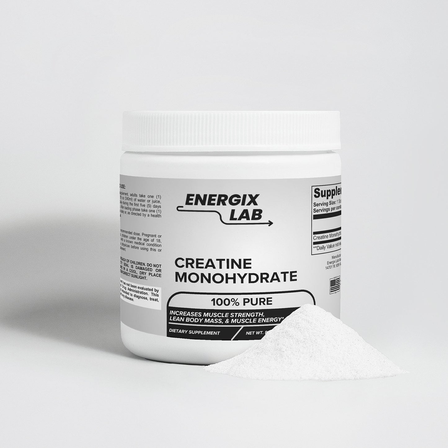 Creatine Monohydrate - Energix Lab