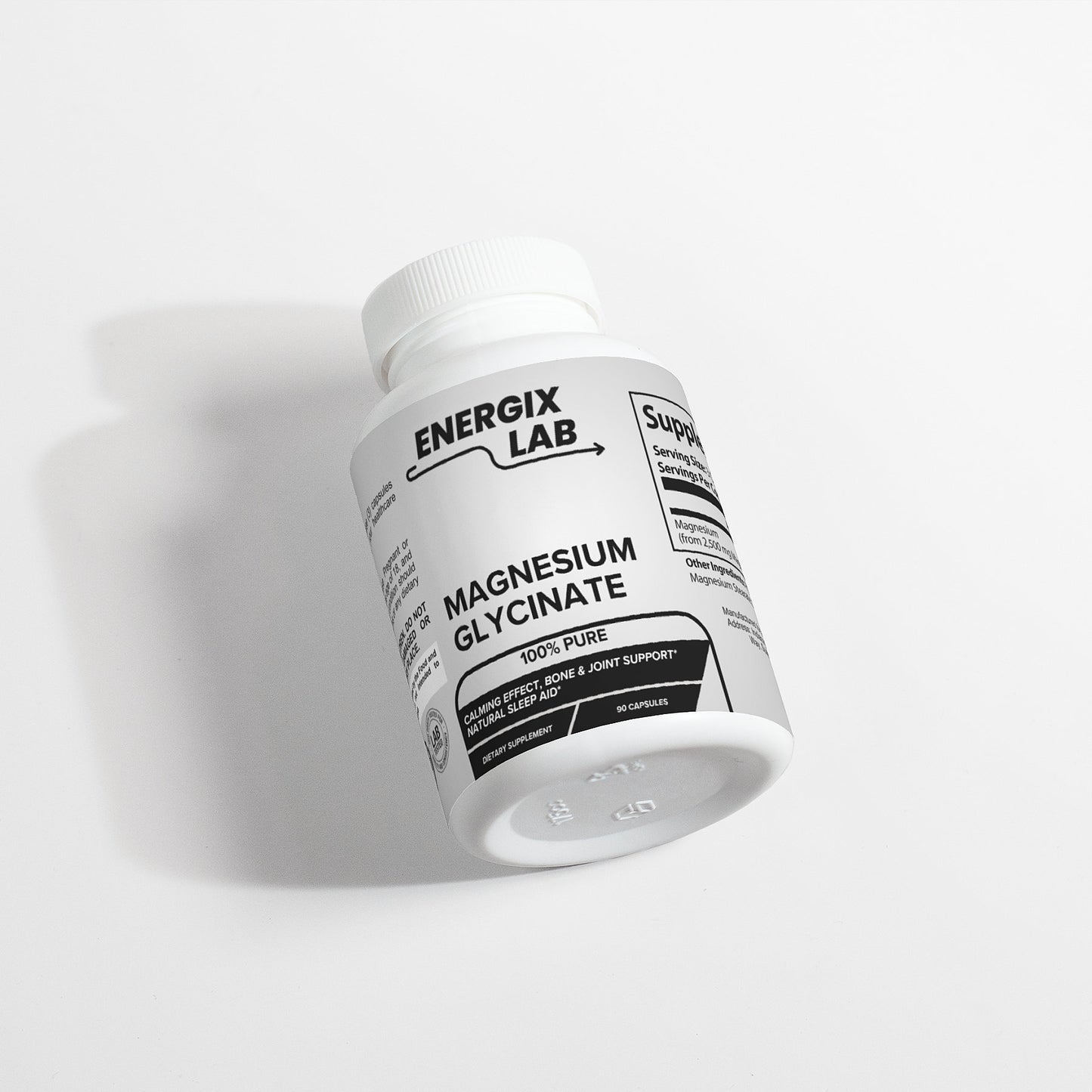 Magnesium Glycinate supplement Energix lab