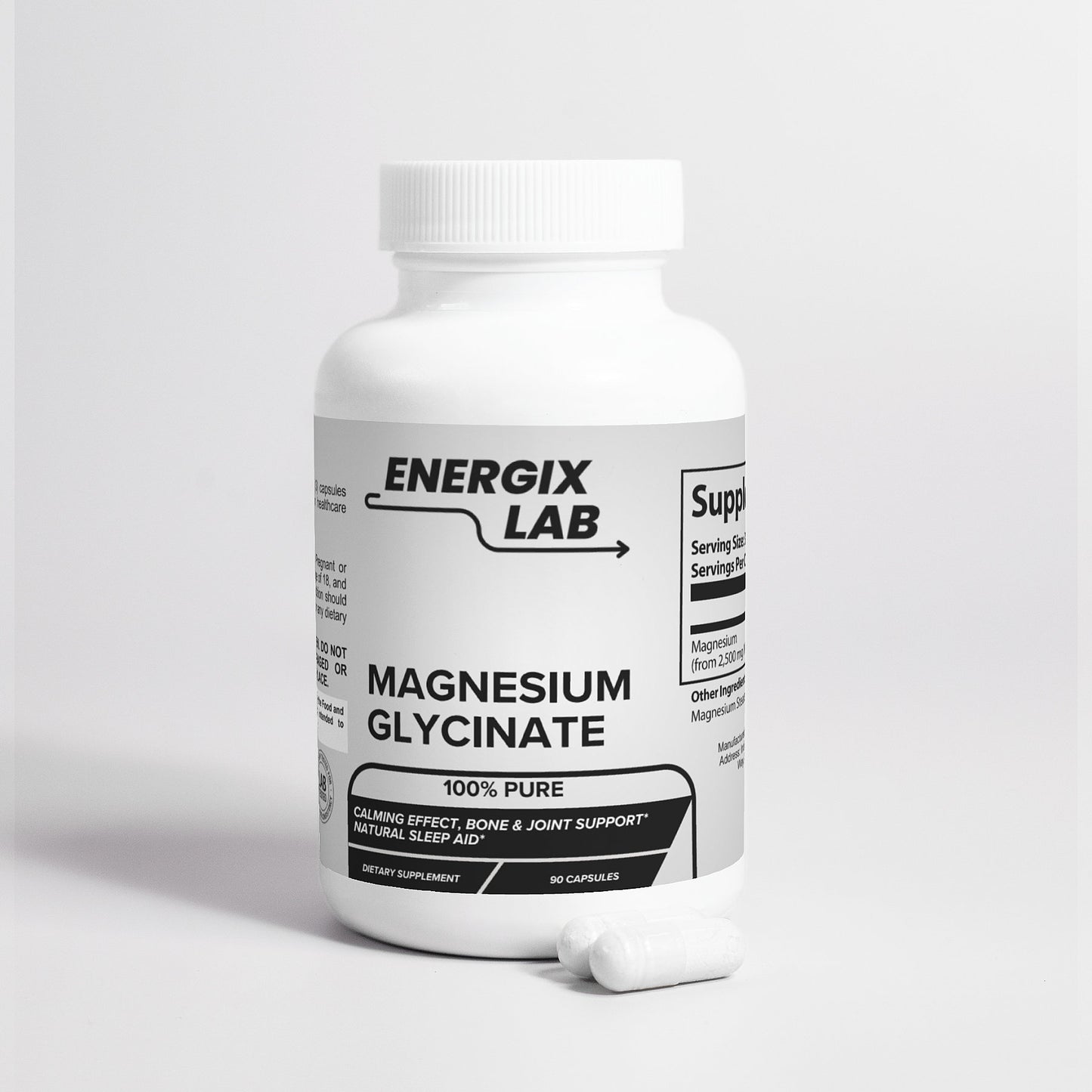 Magnesium Glycinate supplement Energix lab