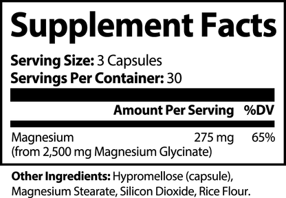 Magnesium Glycinate supplement Energix lab