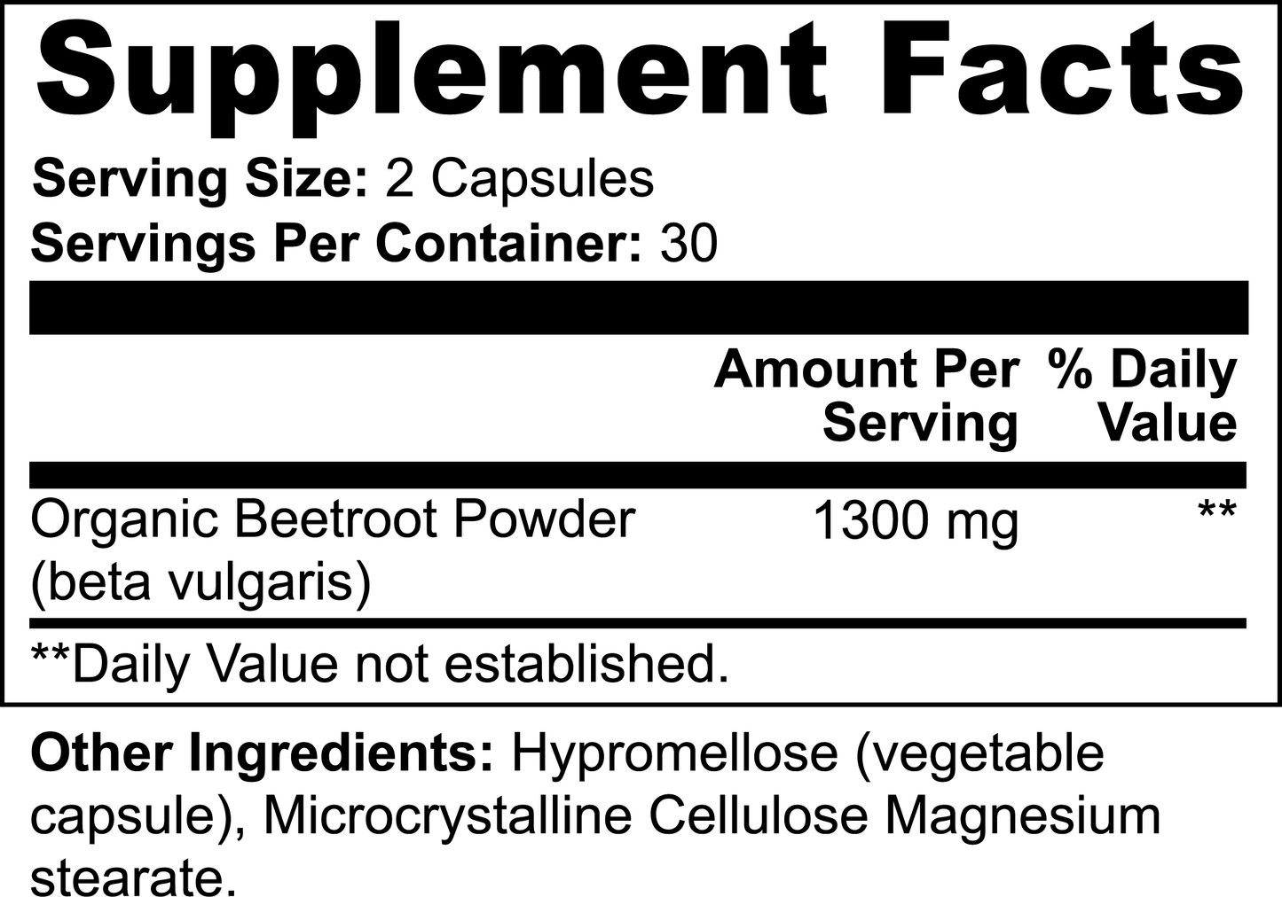 Beetroot - Energix Lab