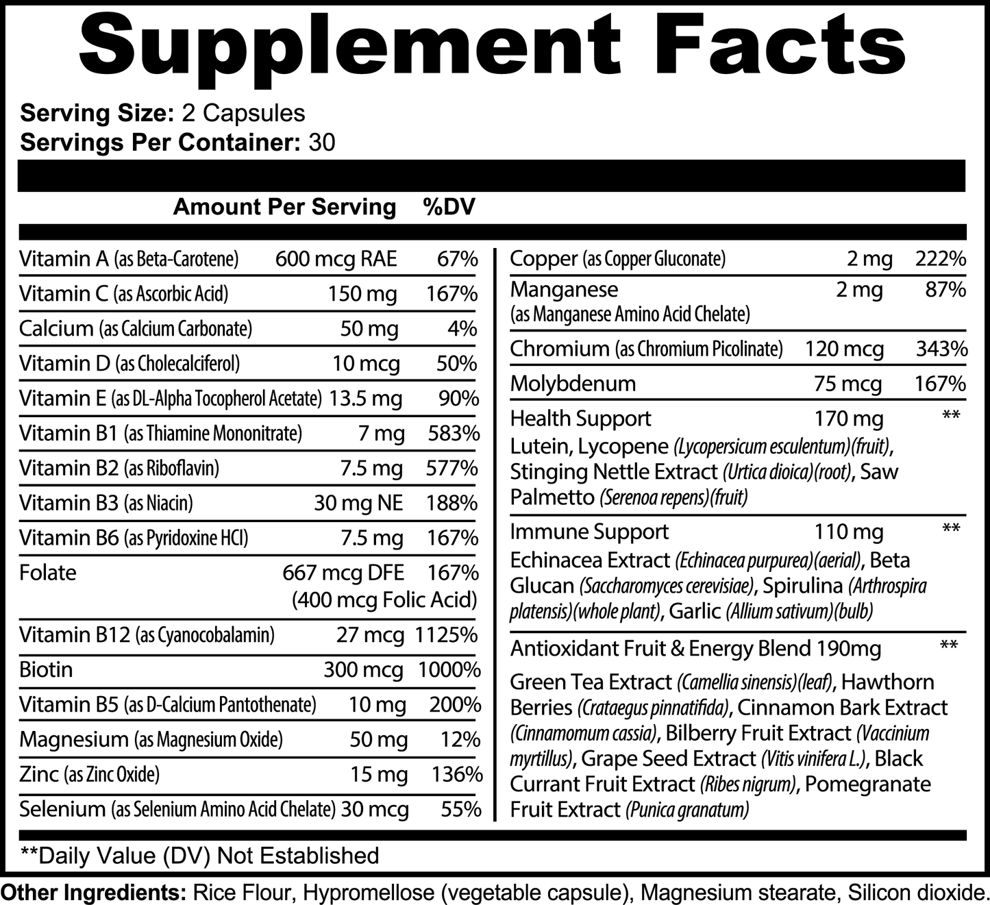 Complete Multivitamin - Energix Lab