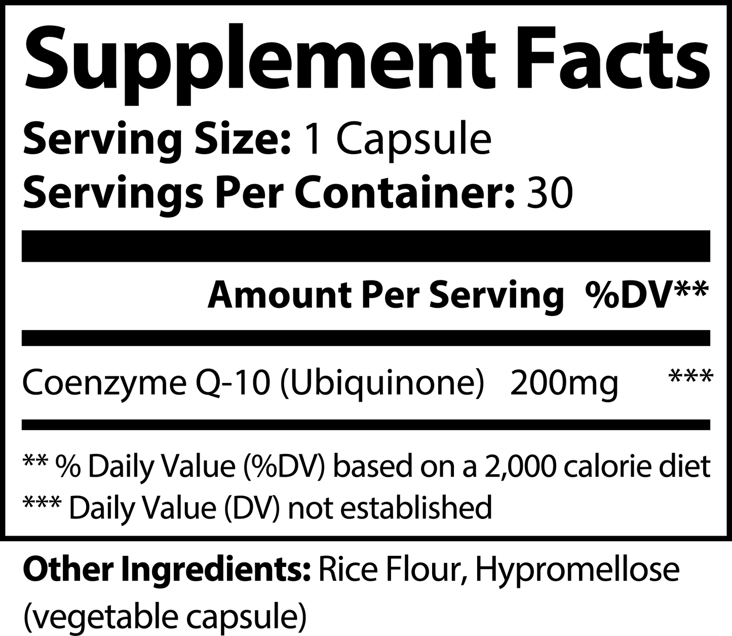 CoQ10 Ubiquinone - Energix Lab