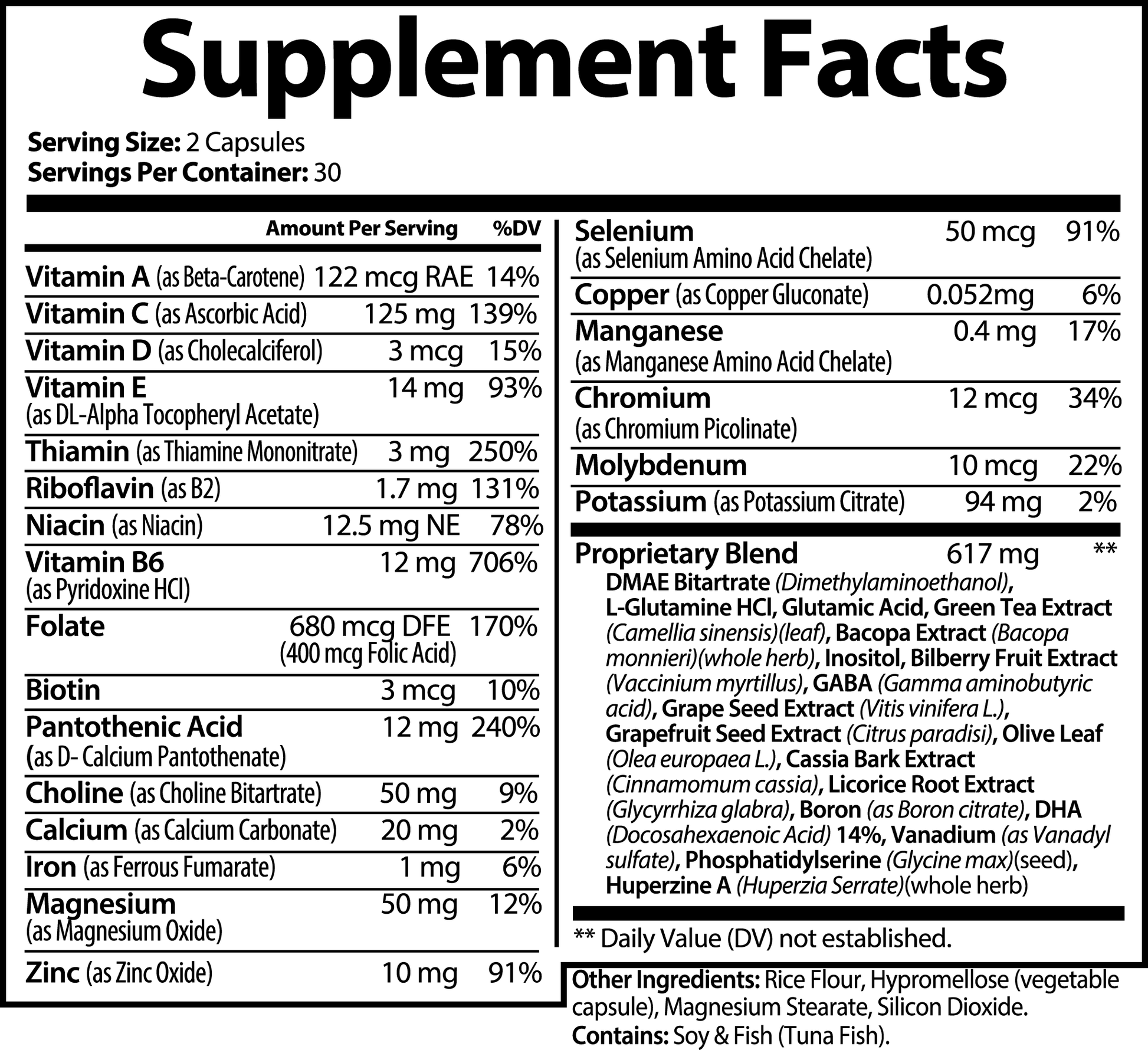 Brain & Focus Formula - Energix Lab