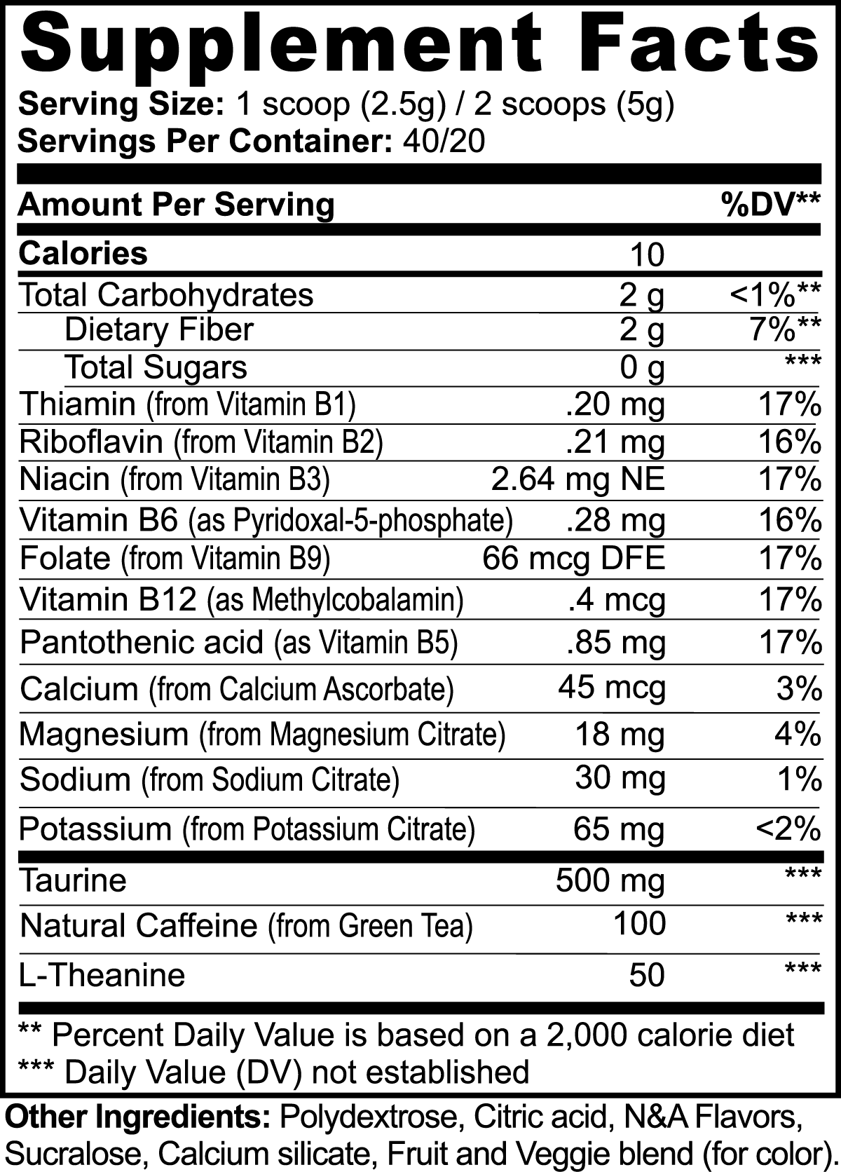 Pre workout - Energix Lab